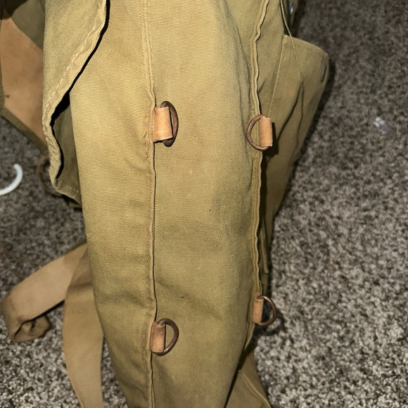 Authentic Vintage Boy Scouts of America Canvas Green Backpack - Picture 7 of 10